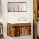 vidaXL vidaXL Szafka pod umywalkę, stare drewno, 90x38,5x46 cm 2