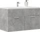 vidaXL vidaXL Szafka pod umywalkę, szarość betonu, 90x38,5x46 cm 1