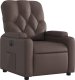 vidaXL Elektryczny fotel rozkładany, brązowy, obity sztuczną skórą 3