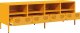 vidaXL vidaXL Szafka RTV, żółta, 135x39x43,5 cm, stal walcowana na zimno 5