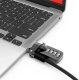 Linka zabezpieczająca Maclocks Compulocks Ledge MacBook Air 13" M2/M3 2022 T-slot Ledge Lock Adapter with Combination Cable Lock 5