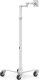 Stojak Maclocks Compulocks Rise Freedom Extended - VESA Articulating Arm Rolling Cart - White 3