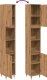 vidaXL Szafka łazienkowa, dąb artisan, 30x30x190 cm 8