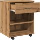 vidaXL vidaXL Szafka na kółkach, dąb artisan, 46x36x59 cm 8