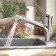 Bateria kuchenna Hansgrohe Sink faucet Hansgrohe Zesis M33, 74802800, stainless steel 4