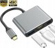 Adapter USB Platinet Platinet adapter Multimedia 3in1 (45984) 1