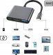Adapter USB Platinet Platinet adapter Multimedia 3in1 (45984) 5