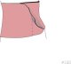 Carriwell CARRIWELL organic post birth belly binder Black L/XL 186 5