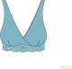 Carriwell CARRIWELL crossover sleeping nursing bra Black XL 2513 5