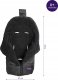 Clevamama CLEVAMAMA universal footmuff, black, 3605 4
