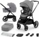 Wózek KinderKraft KINDERKRAFT stroller pushchair 2in1 NEA 2in1 platinium grey, KSNEA000GRY2000 1