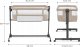 KinderKraft KINDERKRAFT co-sleeper Neste Up 2 BEIGE, KLNEUP02BEG0000 6