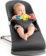 BabyBjorn BABYBJORN bouncer BLISS, woven, Antracite + woden toy, 606121 3