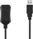 Kabel USB Nedis USB-A - USB-A 5 m Czarny (CCGL60EXTBK50) 1