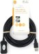 Kabel USB Nedis USB-A - USB-A 5 m Czarny (CCGL60EXTBK50) 3