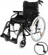 Reha Fund Lekki wózek aluminiowy RF-3 Cruiser Active SZER 45-POMP 1