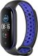 Beline Beline pasek Design Mi Band 7/6/5 czarno-niebieski /black-blue 1
