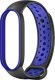 Beline Beline pasek Design Mi Band 7/6/5 czarno-niebieski /black-blue 2