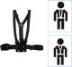 BRDRC SZELKI UCHWYT CHEST MOUNT DO GOPRO HERO 12 11 10 9 8 7 6 5 4 DJI POCKET HERO OSMO ACTION SJCAM SJ4000 5