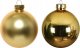 Kaemingk Zestaw 16 szklanych bombek choinkowych 8cm Złote błyszczące matowe 3