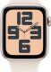 Smartwatch Apple Watch SE GPS 44mm Starlight Alu Sport S/M Beżowy  (MXEU3QF/A) 1
