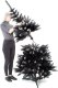 Homede Homede Sztuczna choinka świerk brokat CRISTAL styl klasyczny 220 cm czarna 6