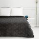 Design 91 Koc mikroflano z tłoczeniem w formie jodełki CARO 170X210 stalowy 3
