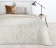 Design 91 Narzuta pikowana na łóżko LUIZ 220X240 kremowa + złota 1