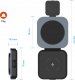 Podstawka Fixed Fixed | MagFlex Alu Foldable magnetic wireless charging stand 3in1 | FIXMFLE-AL-GR 6