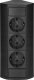 Orno Gniazdo meblowe podszafkowe (Schuko) 3x250V OR-GM-9001(GS)/B 6