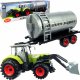 Qulki Duży Traktor z Przyczepą Ciągnik NAPĘD Ruchome elementy Przyczepa Beczkowóz 1