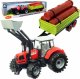 Qulki Duży Traktor z Przyczepą Ciągnik NAPĘD Ruchome elementy Otwierane drzwi 1