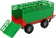 Qulki Traktor Ciągnik rolniczy z przyczepą Światła LED dźwięki Pojazd Przyczepa 3