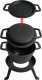 KingHoff KOCIOŁEK ŻELIWNY MYŚLIWSKI 12L Z PATELNIĄ GRILL 2 W 1 KINGHOFF KH-1842 1