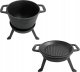 KingHoff KOCIOŁEK ŻELIWNY MYŚLIWSKI 12L Z PATELNIĄ GRILL 2 W 1 KINGHOFF KH-1842 4