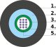 Alantec Kabel światłowodowy OS2 uniwersalny ZW-NOTKtsdD / U-DQ(ZN)BH - SM 4J 9/125 LSOH 6