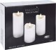 Home Styling Collection Świece woskowe z LED-owym płomieniem, 3 szt. 3