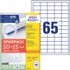 AVERY Etykiety uniwersalne 38x21,2 mm biały med Ultragrip - (65 ark x 65 stk.) 1
