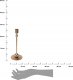 Home Styling Collection Klasyczny świecznik na jedną świecę, 23 cm 1