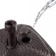 Kadax KADAX Podstawa Parasola Stojak Pod Parasol Ogrodowy Kwadratowy 39cm Obciążnik 3