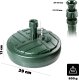 Kadax KADAX Podstawa Parasola Stojak Pod Parasol Ogrodowy Okrągły 39cm Obciążnik Zieleń 1