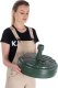 Kadax KADAX Podstawa Parasola Stojak Pod Parasol Ogrodowy Okrągły 39cm Obciążnik Zieleń 5