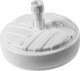 Kadax KADAX Podstawa Parasola Stojak Pod Parasol Ogrodowy Okrągły 39cm Obciążnik Biała 2