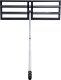 Kadax KADAX Niwelator Terenu Ręczny Do Trawnika Równiarka Rozgarniarka 30x90cm Trzonek 5