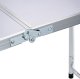 Kadax KADAX Zestaw Turystyczny Stół Składany 120cm + 4 Krzesła 5W1 Kempingowy Grill 6