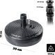 Kadax KADAX Podstawa Parasola Stojak Pod Parasol Ogrodowy Okrągły 39cm Obciążnik szary 1