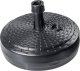 Kadax KADAX Podstawa Parasola Stojak Pod Parasol Ogrodowy Okrągły 39cm Obciążnik szary 2