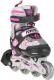 Rolki PowerBlade regulowane różowe białe r. 31 32 33 1