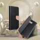 OEM Kabura FANCY Book do IPHONE 16 czarno złoty 2