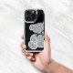 OEM Futerał TEDDY BEAR do IPHONE 14 Pro Max srebrny 4